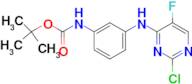 TERT-BUTYL (3-((2-CHLORO-5-FLUOROPYRIMIDIN-4-YL)AMINO)PHENYL)CARBAMATE