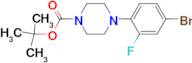 TERT-BUTYL 4-(4-BROMO-2-FLUOROPHENYL)PIPERAZINE-1-CARBOXYLATE