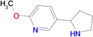 2-METHOXY-5-(2-PYRROLIDINYL)PYRIDINE