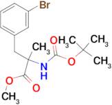 METHYL 3-(3-BROMOPHENYL)-2-(TERT-BUTOXYCARBONYLAMINO)-2-METHYLPROPANOATE