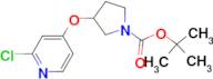 TERT-BUTYL 3-(2-CHLOROPYRIDIN-4-YLOXY)PYRROLIDINE-1-CARBOXYLATE