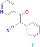 2-(3-FLUOROPHENYL)-3-OXO-3-(PYRIDIN-3-YL)PROPANENITRILE