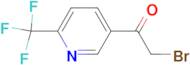 2-BROMO-1-(6-(TRIFLUOROMETHYL)PYRIDIN-3-YL)ETHANONE