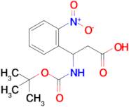 3-(TERT-BUTOXYCARBONYLAMINO)-3-(2-NITROPHENYL)PROPANOIC ACID