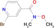 2-BROMO-N-METHOXY-N-METHYLPYRIDINE-4-CARBOXAMIDE