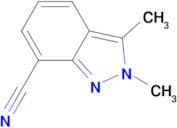 2,3-DIMETHYL-2H-INDAZOLE-7-CARBONITRILE