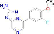 5-(3-FLUORO-4-METHOXYPHENYL)-[1,2,4]TRIAZOLO[1,5-A]PYRAZIN-2-AMINE