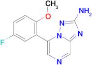 5-(5-FLUORO-2-METHOXYPHENYL)-[1,2,4]TRIAZOLO[1,5-A]PYRAZIN-2-AMINE