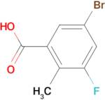 5-BROMO-3-FLUORO-2-METHYLBENZOIC ACID