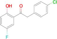 2-(4-CHLOROPHENYL)-1-(5-FLUORO-2-HYDROXYPHENYL)ETHAN-1-ONE