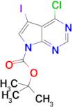 TERT-BUTYL 4-CHLORO-5-IODO-7H-PYRROLO[2,3-D]PYRIMIDINE-7-CARBOXYLATE