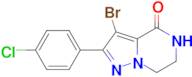 3-BROMO-2-(4-CHLOROPHENYL)-6,7-DIHYDROPYRAZOLO[1,5-A]PYRAZIN-4(5H)-ONE