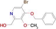 (4-(BENZYLOXY)-5-BROMO-3-METHOXYPYRIDIN-2-YL)METHANOL