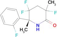 (6R)-3,5,5-TRIFLUORO-6-(2-FLUOROPHENYL)-3,6-DIMETHYLPIPERIDIN-2-ONE