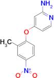 4-(2-METHYL-4-NITROPHENOXY)PYRIDIN-2-AMINE