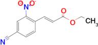 (E)-ETHYL 3-(4-CYANO-2-NITROPHENYL)ACRYLATE