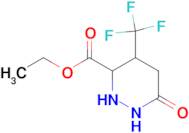 ETHYL 6-OXO-4-(TRIFLUOROMETHYL)HEXAHYDROPYRIDAZINE-3-CARBOXYLATE