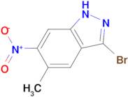 3-BROMO-5-METHYL-6-NITRO (1H)INDAZOLE