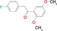 1-(2,5-DIMETHOXYPHENYL)-2-(4-FLUOROPHENYL)ETHANONE