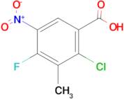 2-CHLORO-4-FLUORO-3-METHYL-5-NITROBENZOIC ACID