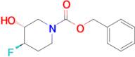 TRANS-1-CBZ-4-FLUORO-3-HYDROXYPIPERIDINE