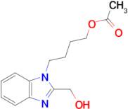 4-(2-(HYDROXYMETHYL)-1H-BENZO[D]IMIDAZOL-1-YL)BUTYL ACETATE