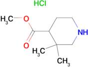 METHYL 3,3-DIMETHYLPIPERIDINE-4-CARBOXYLATE HCL