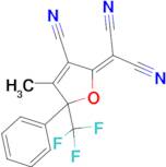 2-(3-CYANO-4-METHYL-5-PHENYL-5-(TRIFLUOROMETHYL)FURAN-2(5H)-YLIDENE)MALONONITRILE