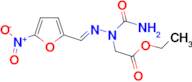 (E)-ETHYL 2-(1-CARBAMOYL-2-((5-NITROFURAN-2-YL)METHYLENE)HYDRAZINYL)ACETATE