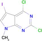 2,4-DICHLORO-5-IODO-7-METHYL-7H-PYRROLO[2,3-D]PYRIMIDINE