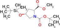 (2S,4S)-1-TERT-BUTYL 2-METHYL 4-((TERT-BUTYLDIMETHYLSILYL)OXY)PYRROLIDINE-1,2-DICARBOXYLATE