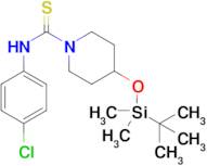 4-((TERT-BUTYLDIMETHYLSILYL)OXY)-N-(4-CHLOROPHENYL)PIPERIDINE-1-CARBOTHIOAMIDE