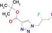 (S)-TERT-BUTYL 1-(2-FLUORO-3-IODOPROPYL)-1H-1,2,3-TRIAZOLE-4-CARBOXYLATE