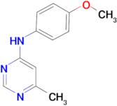 N-(4-METHOXYPHENYL)-6-METHYL-4-PYRIMIDINAMINE