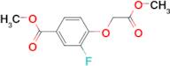 METHYL 3-FLUORO-4-(2-METHOXY-2-OXOETHOXY)BENZOATE