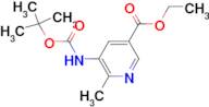 ETHYL 5-([(TERT-BUTOXY)CARBONYL]AMINO)-6-METHYLPYRIDINE-3-CARBOXYLATE