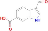 1H-INDOLE-6-CARBOXYLIC ACID, 3-FORMYL-