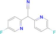 2,2-BIS(5-FLUOROPYRIDIN-2-YL)ACETONITRILE