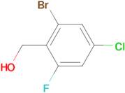 (2-BROMO-4-CHLORO-6-FLUOROPHENYL)METHANOL