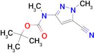 TERT-BUTYL (5-CYANO-1-METHYL-1H-PYRAZOL-3-YL)(METHYL)CARBAMATE