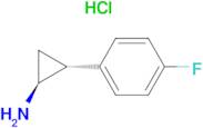 (1S,2R)-2-(4-FLUOROPHENYL)CYCLOPROPANAMINE HCL