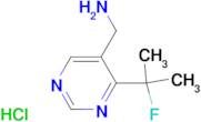 (4-(2-FLUOROPROPAN-2-YL)PYRIMIDIN-5-YL)METHANAMINE HCL