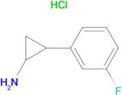 2-(3-FLUOROPHENYL)CYCLOPROPANAMINE HCL