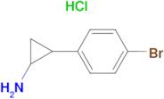 2-(4-BROMOPHENYL)CYCLOPROPANAMINE HCL