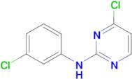 4-CHLORO-N-(3-CHLOROPHENYL)PYRIMIDIN-2-AMINE