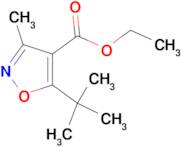 ETHYL 5-(TERT-BUTYL)-3-METHYLISOXAZOLE-4-CARBOXYLATE