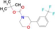 TERT-BUTYL 2-(3-(TRIFLUOROMETHYL)PHENYL)MORPHOLINE-4-CARBOXYLATE