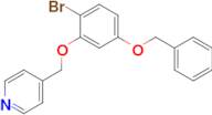 4-((5-(BENZYLOXY)-2-BROMOPHENOXY)METHYL)PYRIDINE