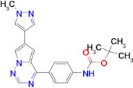 TERT-BUTYL (4-(6-(1-METHYL-1H-PYRAZOL-4-YL)PYRROLO[2,1-F][1,2,4]TRIAZIN-4-YL)PHENYL)CARBAMATE