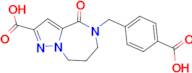 5-(4-CARBOXYBENZYL)-4-OXO-5,6,7,8-TETRAHYDRO-4H-PYRAZOLO[1,5-A][1,4]DIAZEPINE-2-CARBOXYLIC ACID